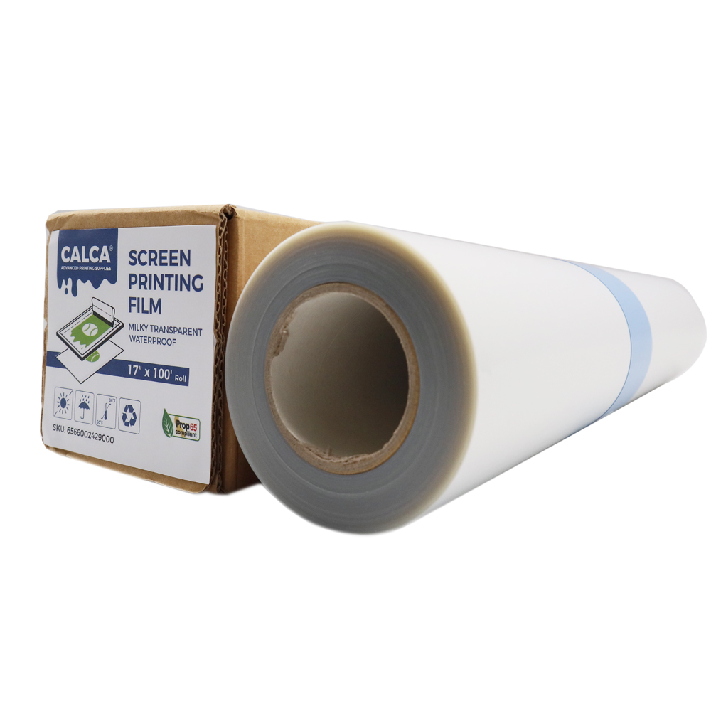 CALCA Waterproof Inkjet Milky Transparency Film for Silk Screen 17" x 100FT - 1 Roll