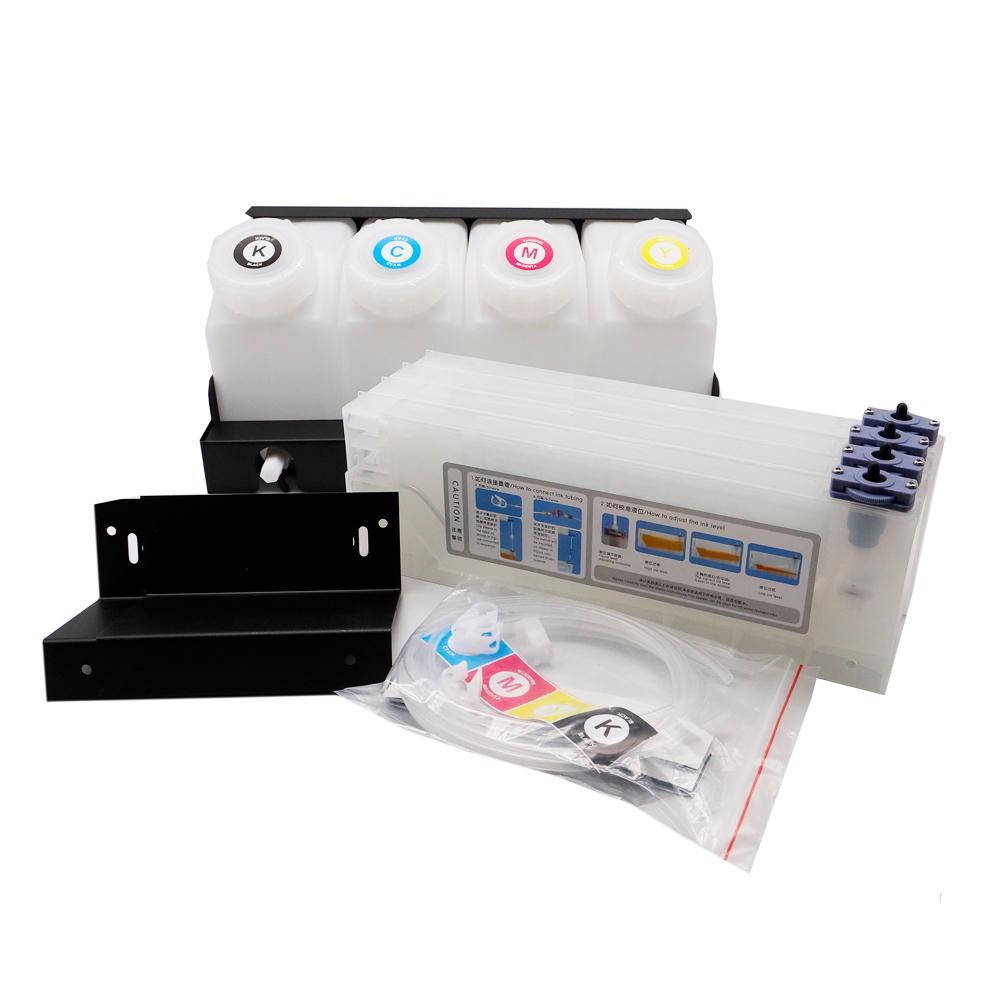 Generic Roland Bulk Ink System;4 Bottles, 4 Cartridges