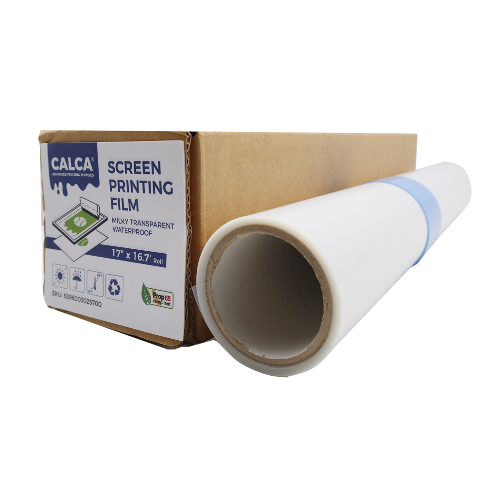 Sample CALCA Waterproof Inkjet Milky Transparency Film for Silk Screen 17" x 16.7 FT