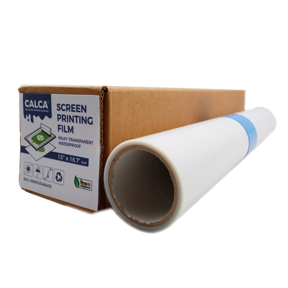 Sample CALCA Waterproof Inkjet Milky Transparency Film for Silk Screen 13in x 16.7ft