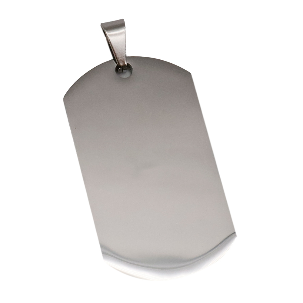 Wholesale High Quality Army Stainless Steel Military Blank Dog Tags