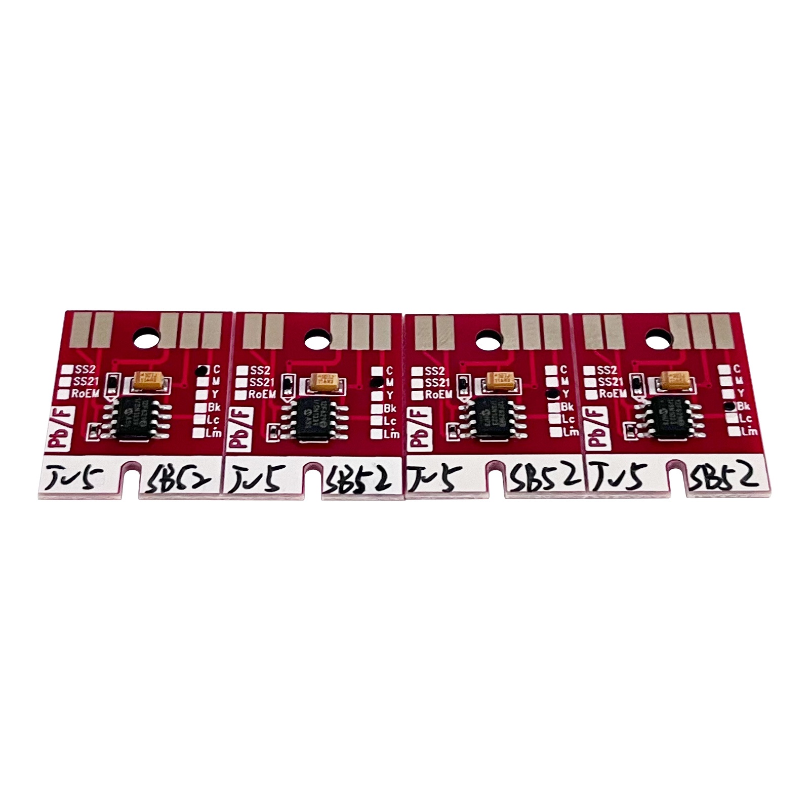 Chip Permanent for Mimaki JV5 SB52 Cartridge 4 Colors CMYK