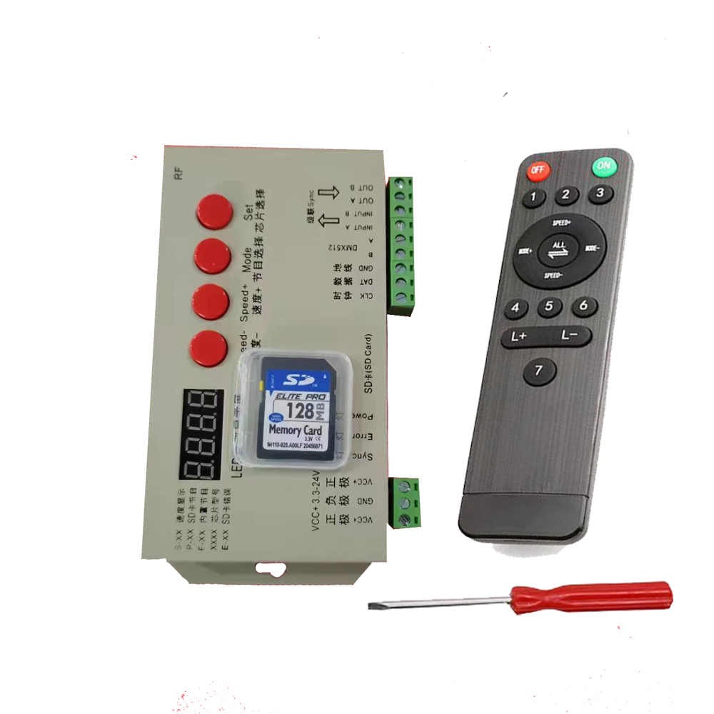 K-1000S Programmable RF Synchronous Controller for LED Strip LightsDC5~12V K-1000S Programmable RF Synchronous Controller for LED Strip LightsDC5~12V