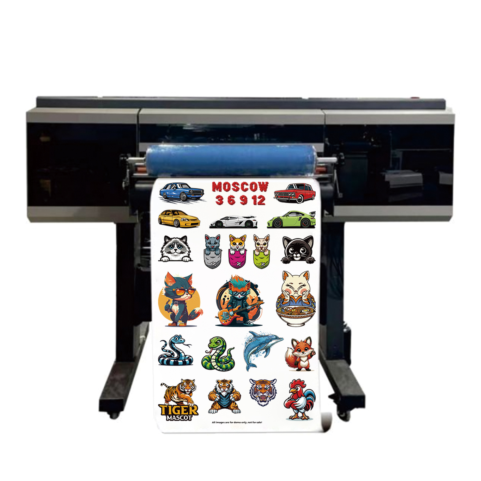 Принтер для этикеток 60см UV DTF Crystal на 3/4 печатных головах Epson XP600/I3200U
