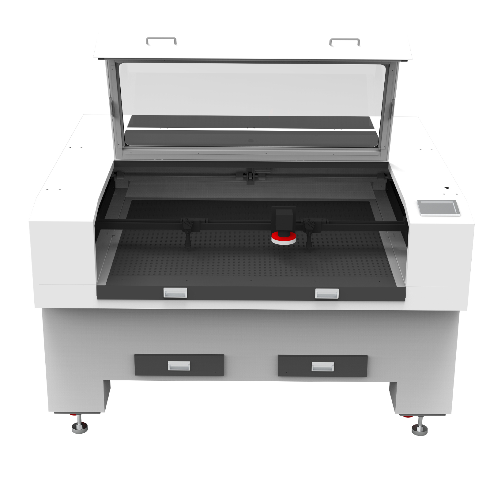 1080/1610 130W Fabric CCD Camera Cutting Machine Laser Cutter Printed Textile