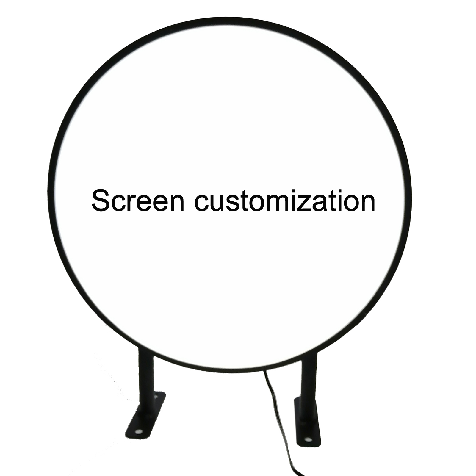 50cm Diameter Double-sided Circular Light Box Picture Customization, Sticker (Picture Only)