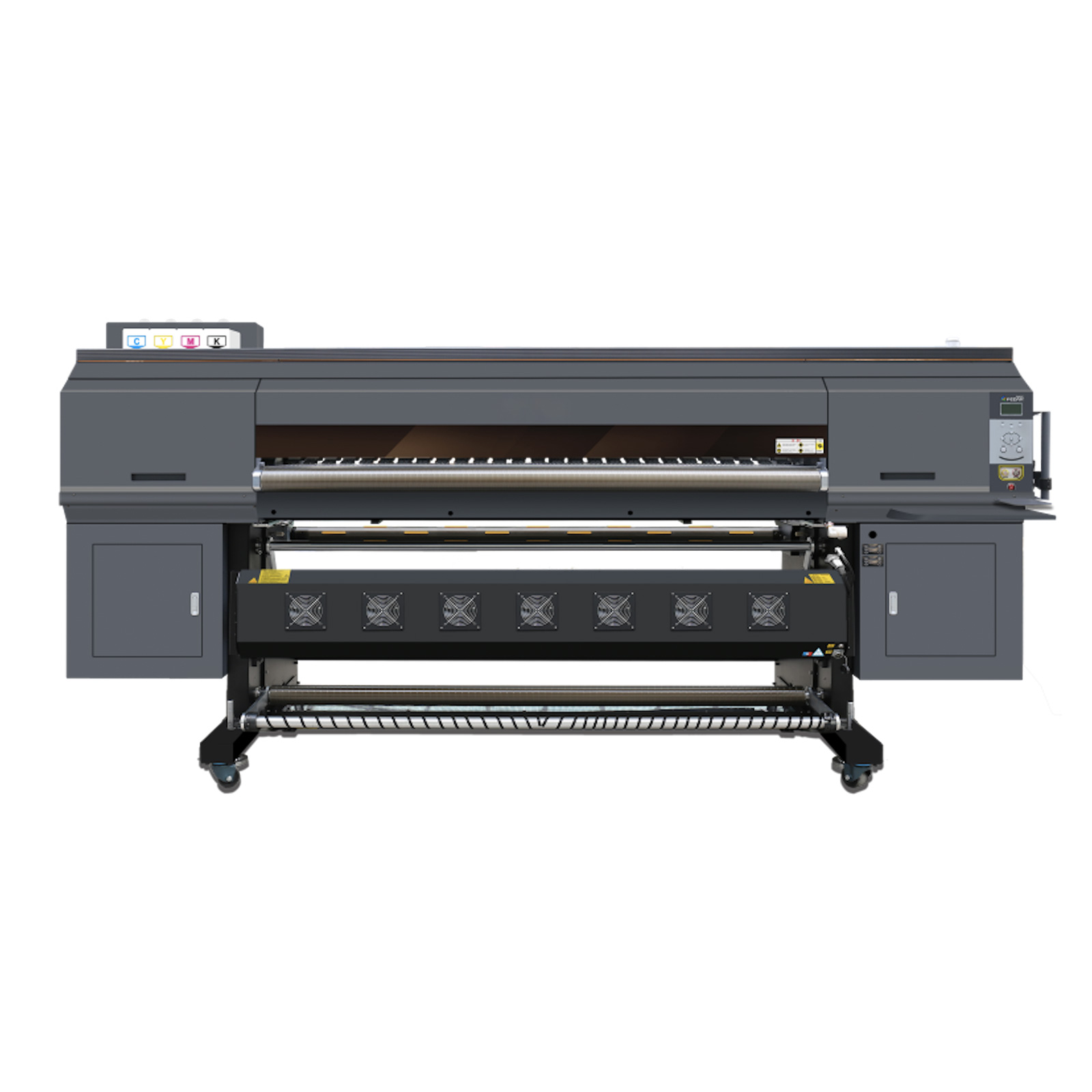 High Speed 8 Head Cmyk Textile Fabric Printer Roll to Roll Sublimation Plotter