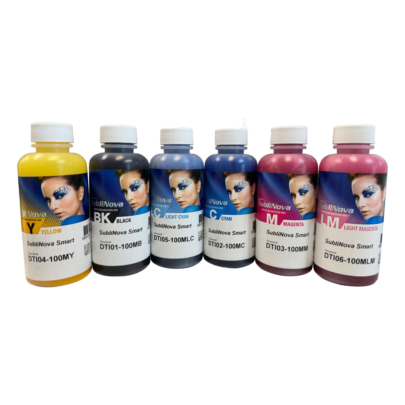 Inktec Sublinova Smart Dye Sublimation Ink DTI Set 6 Colour*100ml for EPSON Inktec Sublinova Smart Dye Sublimation Ink DTI Set 6 Colour*100ml for EPSON