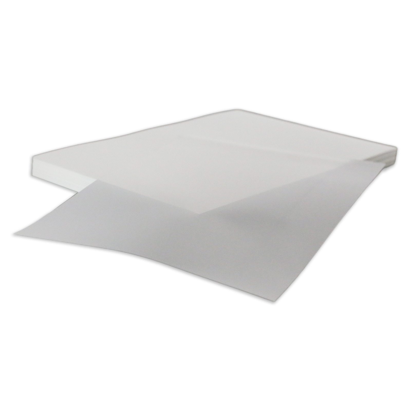 100 Sheets/pack 5.1Mil Laser semi transparent film A4 8.3in x 11.7in