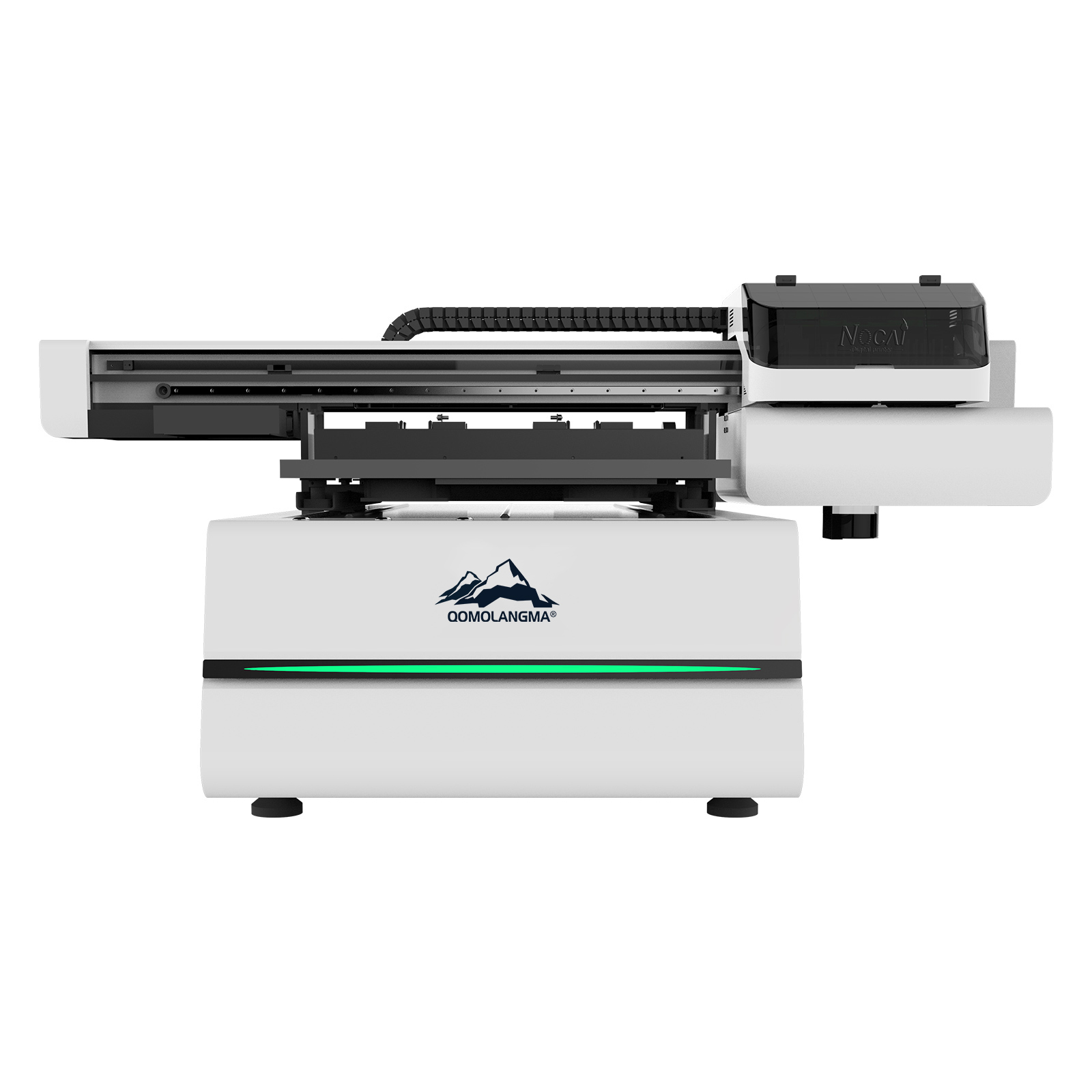 Qomolangma 6090 Digital Flatbed UV Printer, White Ink and Color Ink