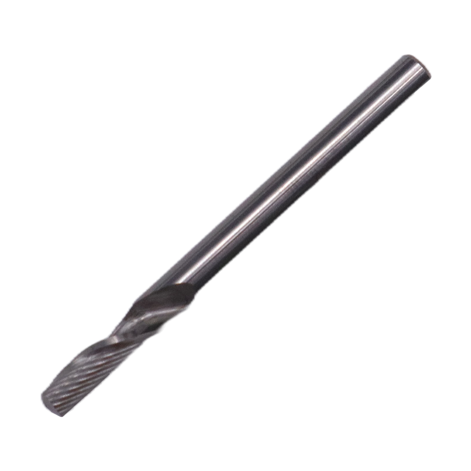 Solid Carbide 1 Flute Spiral CNC Cutting Bits, 3.175mm SHK