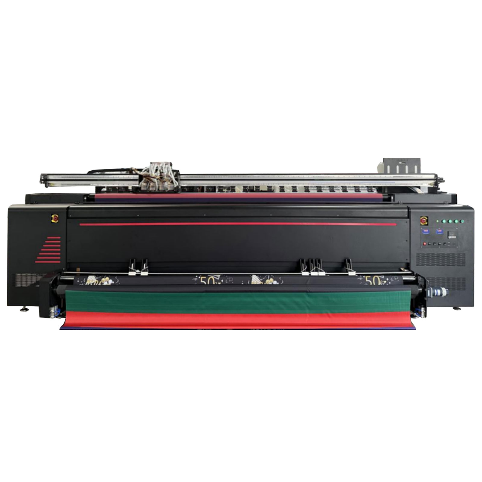 3.2m 대형 디지털 직물 플래그 프린터 (Epson I3200 프린트헤드 4/8개 장착형)