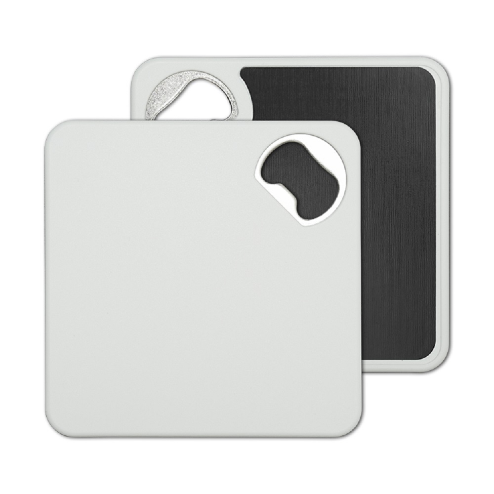 CALCA Sublimation Blank Square 3.7in Bottle Opener & Fridge Magnet with Cork Backing for DIY Projects and Presents(Matte) CALCA Sublimation Blank Square 3.7in Bottle Opener & Fridge Magnet with Cork Backing for DIY Projects and Presents(Matte)
