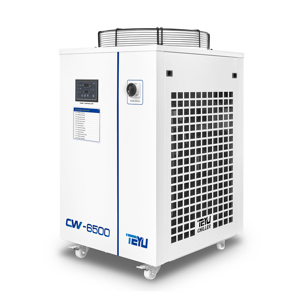 Industrial Water Chiller CW-6500FN for Cooling 500W RF CO2 Laser System (AC 3P 380V, 60HZ )