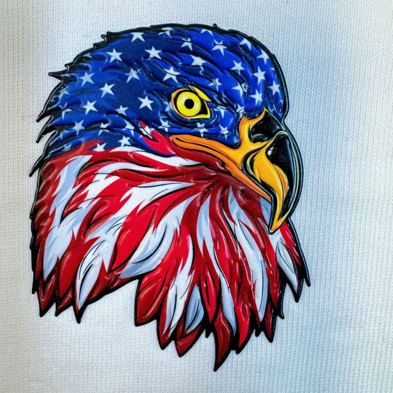 US Stock, Custom 3D TPU Patch (HF Embossed & UV Printed)