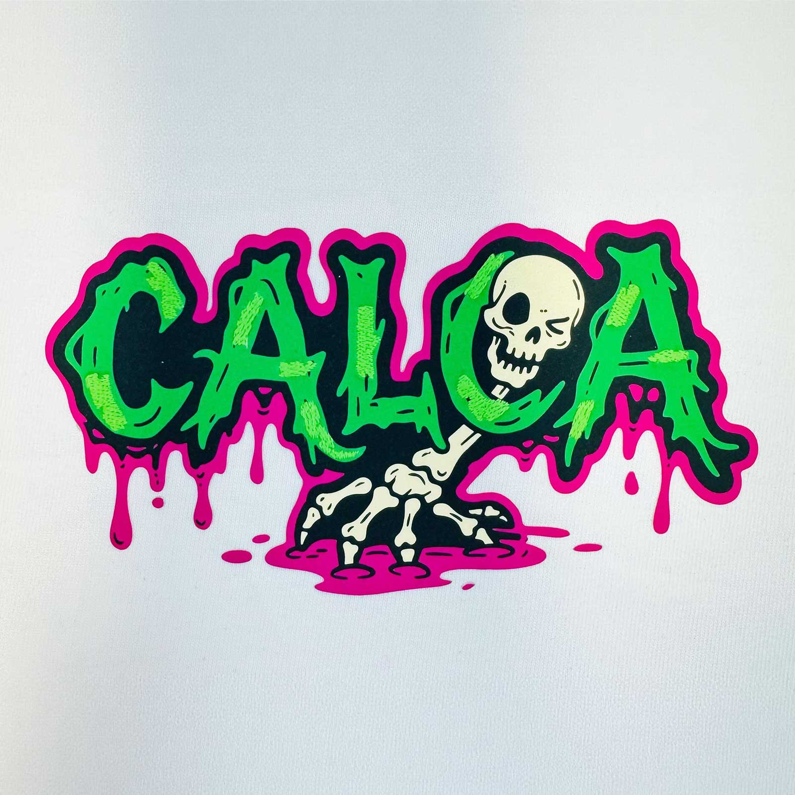 CALCA Garment Patch with PU Fleece, UV Printing & Embroidered Spot Stitching, Heat Transfer Labels for Uniforms & Apparel