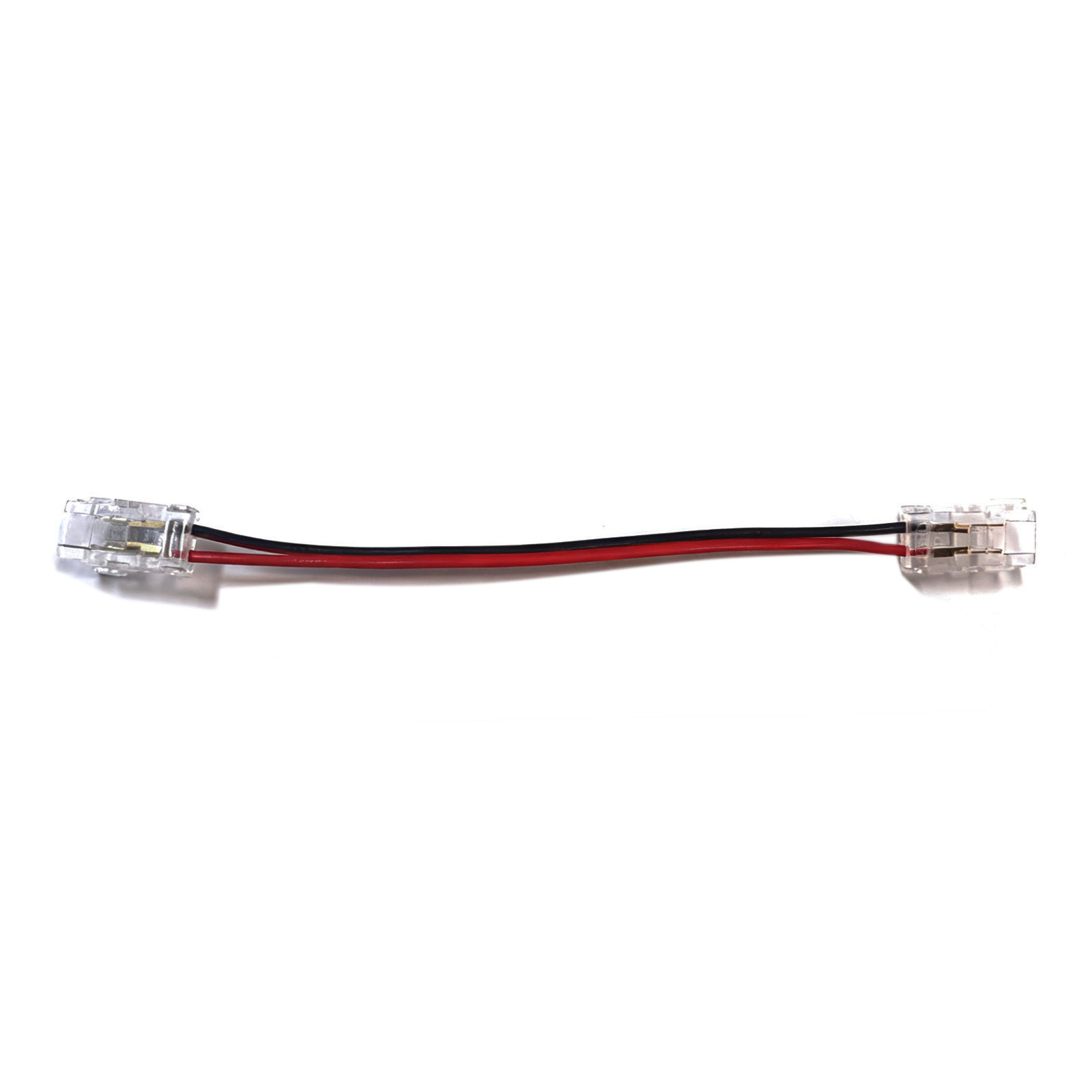 LED Strip Connectors Type4 100pcs/pack 8mm 2pin Solderless Clip-on Coupler Connector 2pin for  LED Strip Light