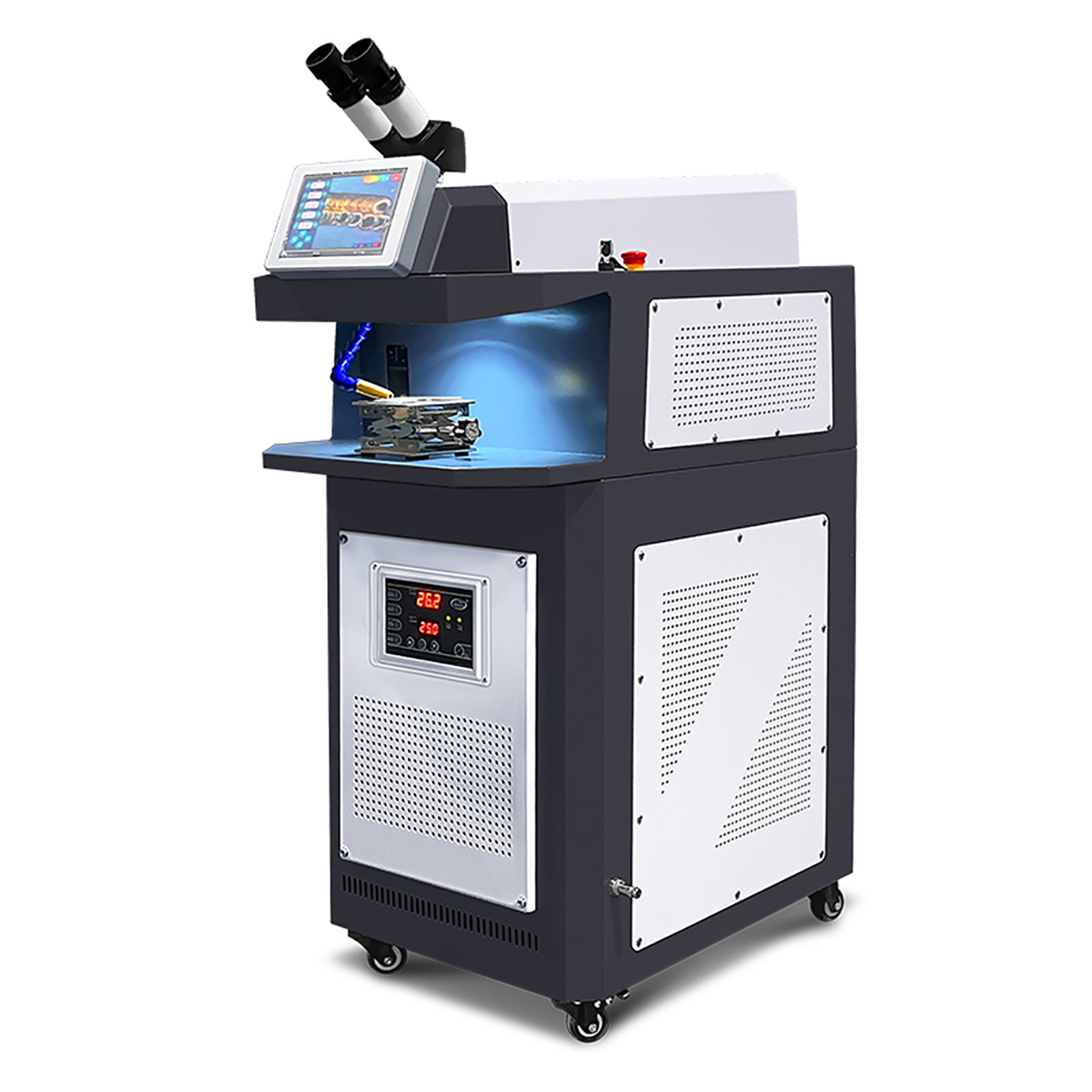 200W Integrated Jewelry Laser Welder for Metal Gold Silver Jewelry(100 Joules)