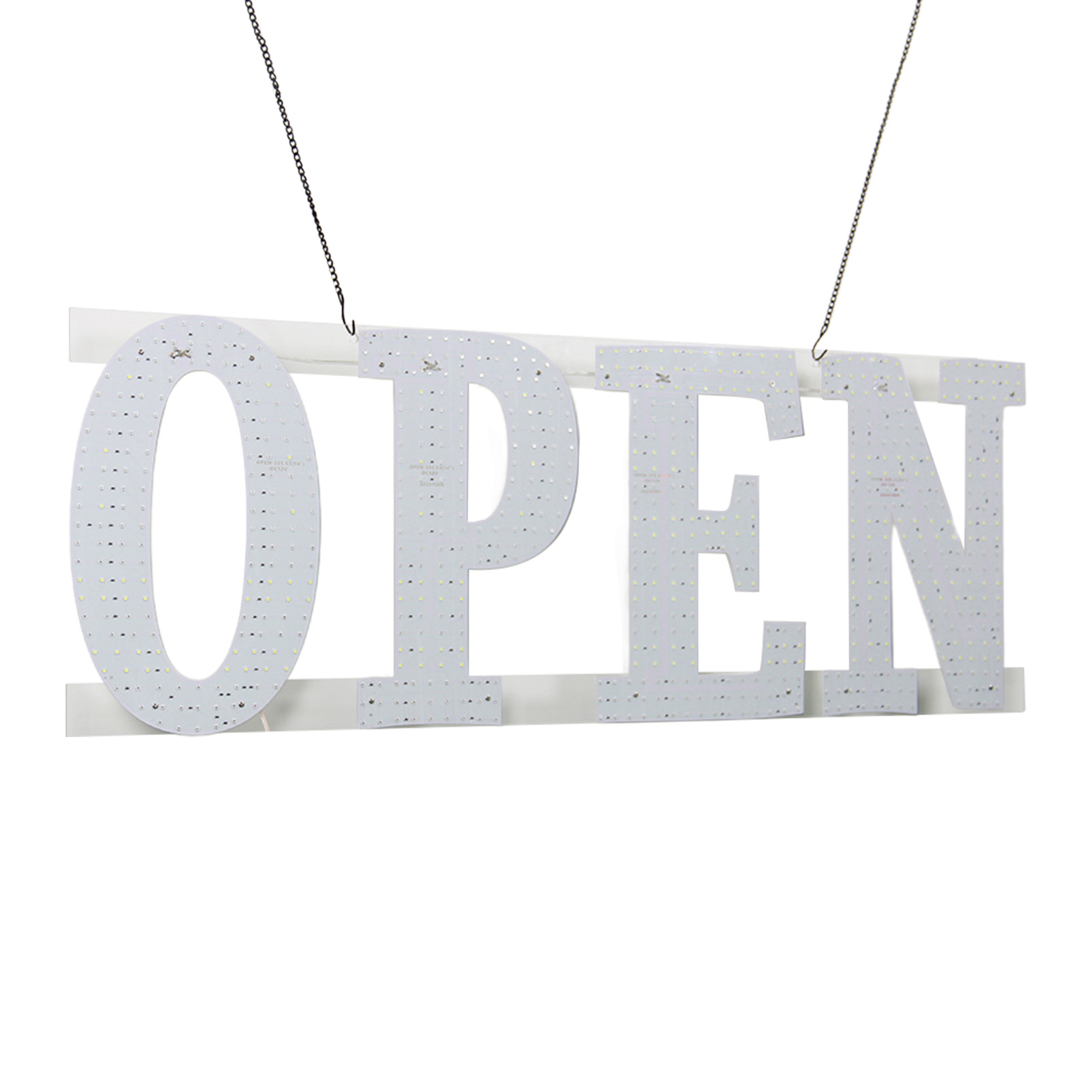 OPEN Business Sign Pixel Lamp Integrative Ultra Bright LED Store Shop Advertising Lamp Size 14 x 340in(355 x 1015mm)