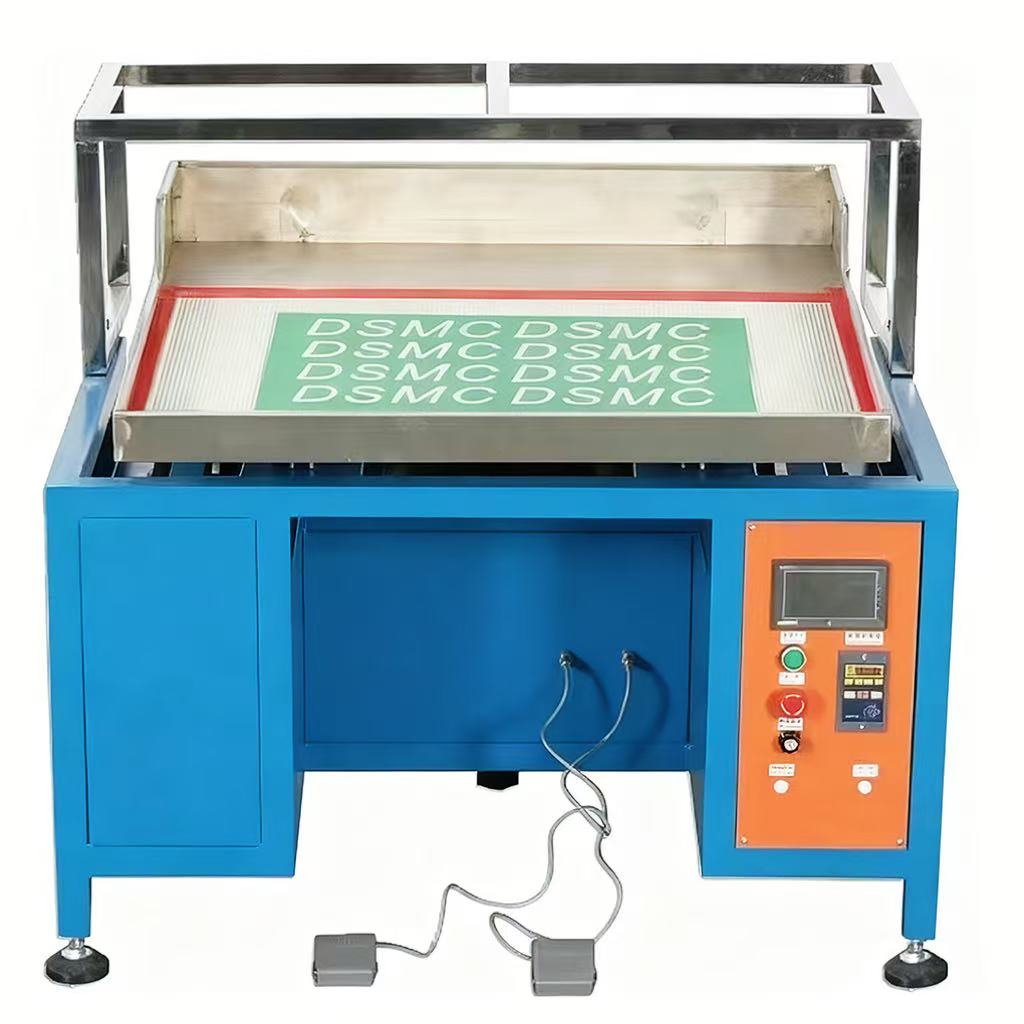 23.6in x 39in Semi-Automatic Single-Color 220V Rotary Drilling Machine with Material Rack