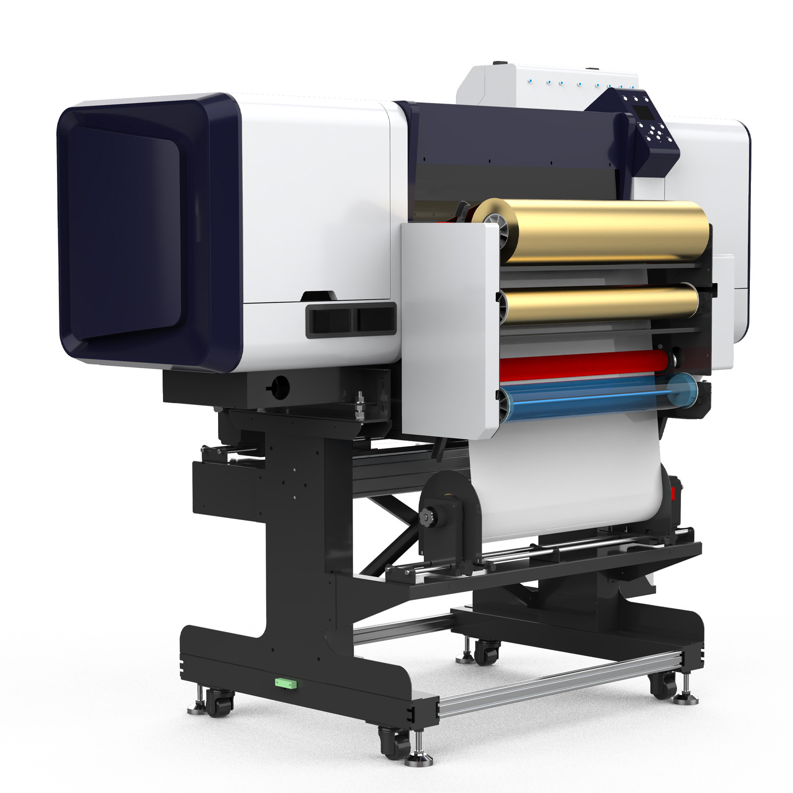 24Inch UVDTF Hot Stamping and Direct to Substrate Roll Printer With 4 Epson11600-E1 Printhead