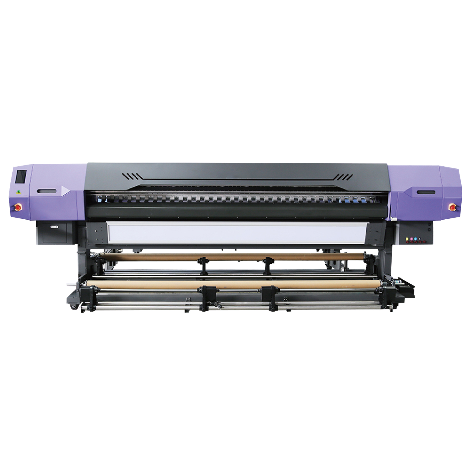 3.2m Double Rows Pinch roller UV Printer with 6pcs Konica 9888H Printhead