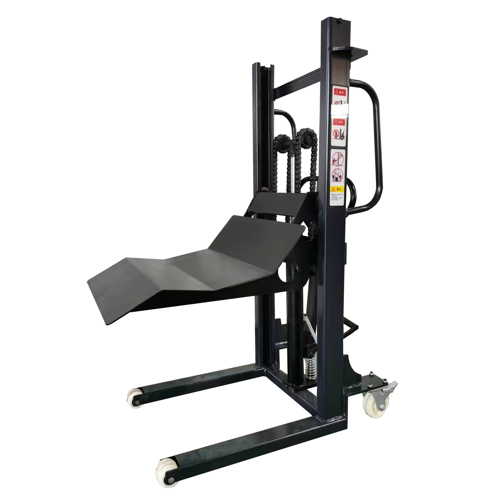 0.9/1.5m Portable Manual Hydraulic Forklift 300kg Load Capacity 