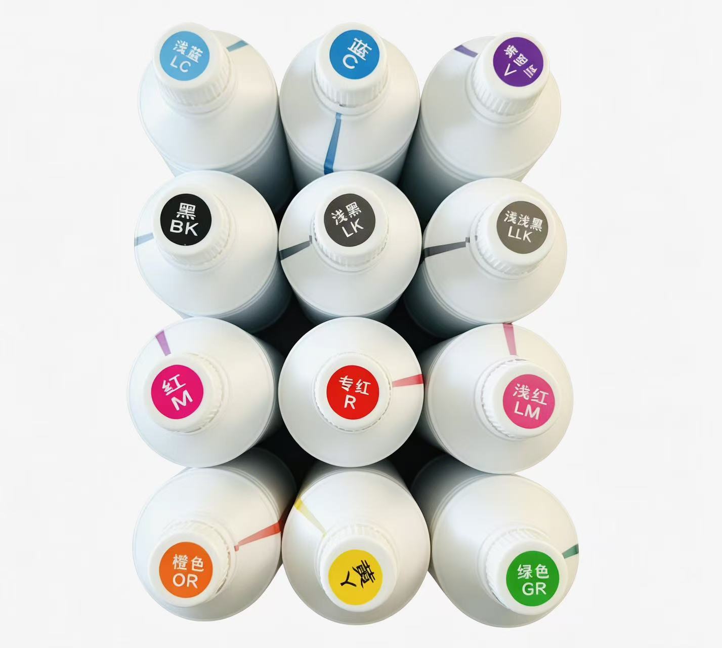 CALA 12-Color Coated Paper Digital Printing Ink for Epson & Kyocera Printheads (1L)