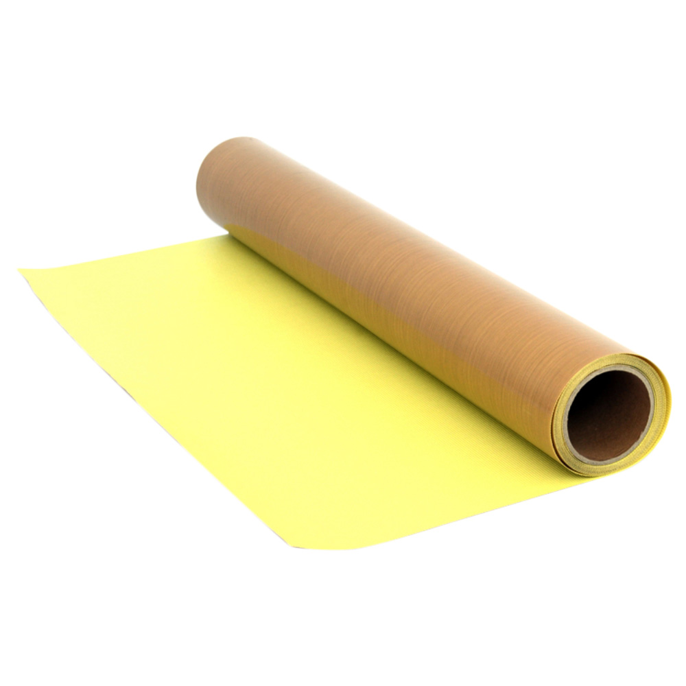 CALCA 39 in x 15 ft 8 Mil Heat Press Cover Sheet Self-Adhesive PTFE Coated Fiberglass Fabric