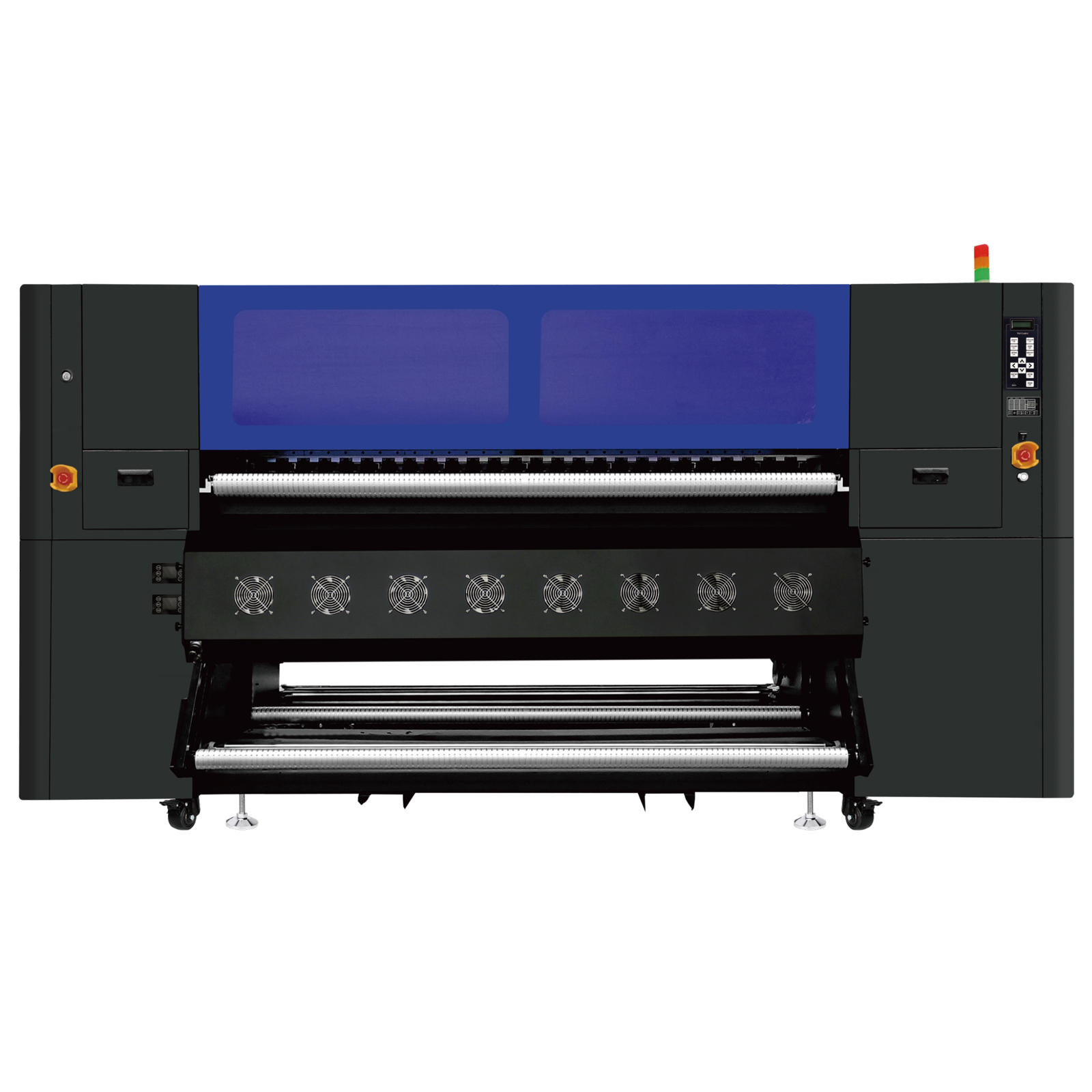 1.9m Industrial Sublimation Printer for Fiber Fabric with 12/16pcs Epson i3200A1 Heads