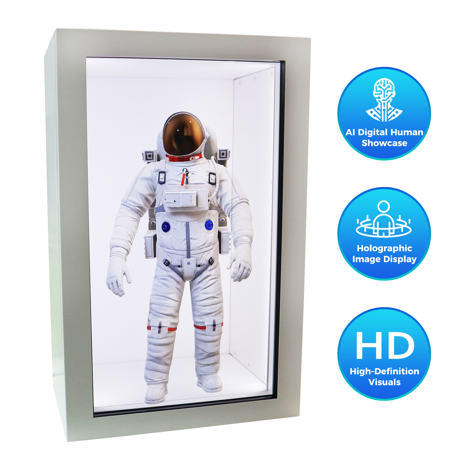 CALCA 32-inch Smart Holographic Cabin Display Transparent LCD Display Touch Control /3D Holography Box