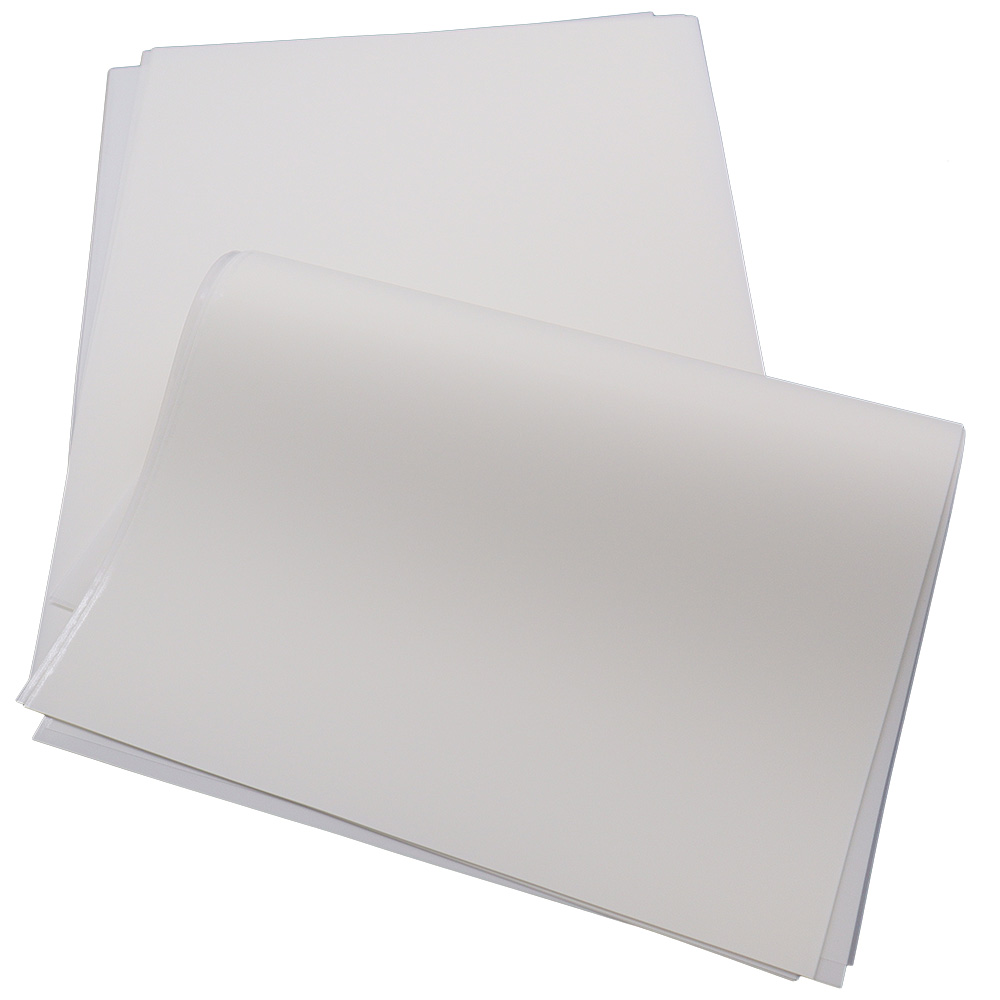 15in x 21in/39cm x 54cm HP Indigo Heat Transfer Film PET Release Film for Indigo Printing(105μm, Single sided,250 Sheets/Pack)