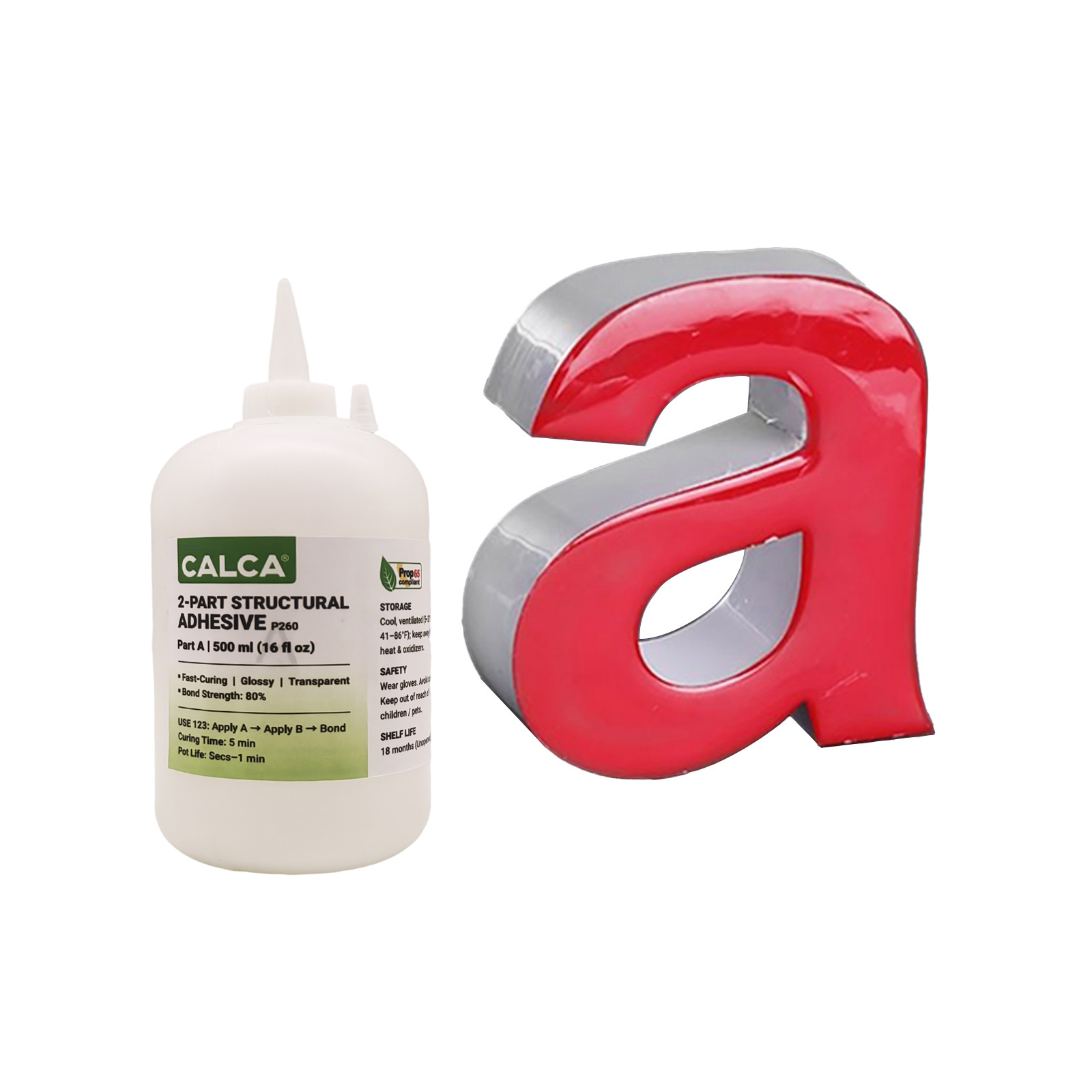 US Stock CALCA 10pcs/pack P-260A FAST CURING GLUE for channel letter