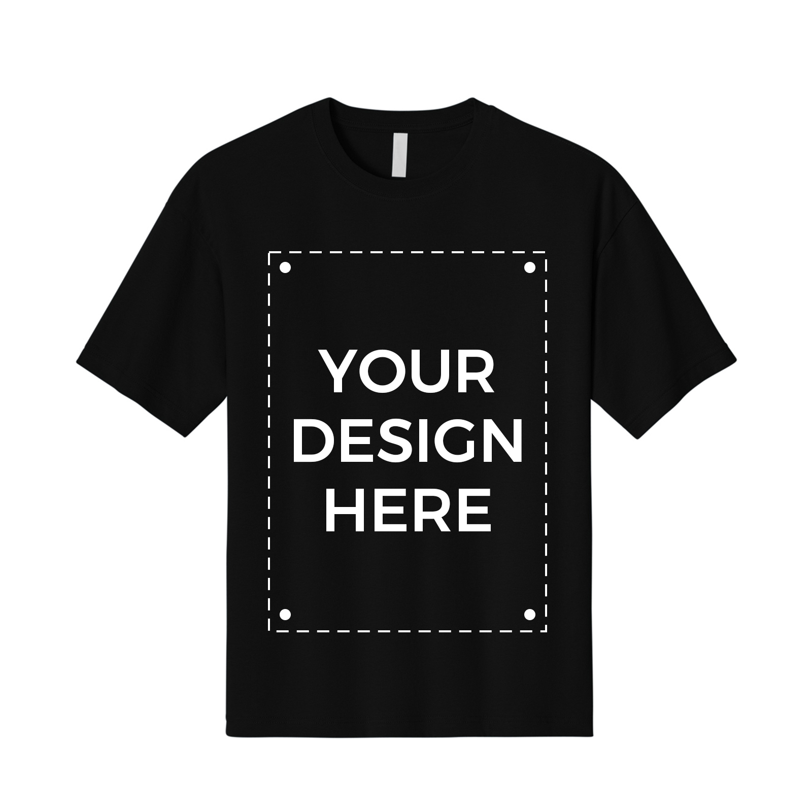 Custom DTG Printed 6 Ounce Unisex Heavyweight Tee – Black