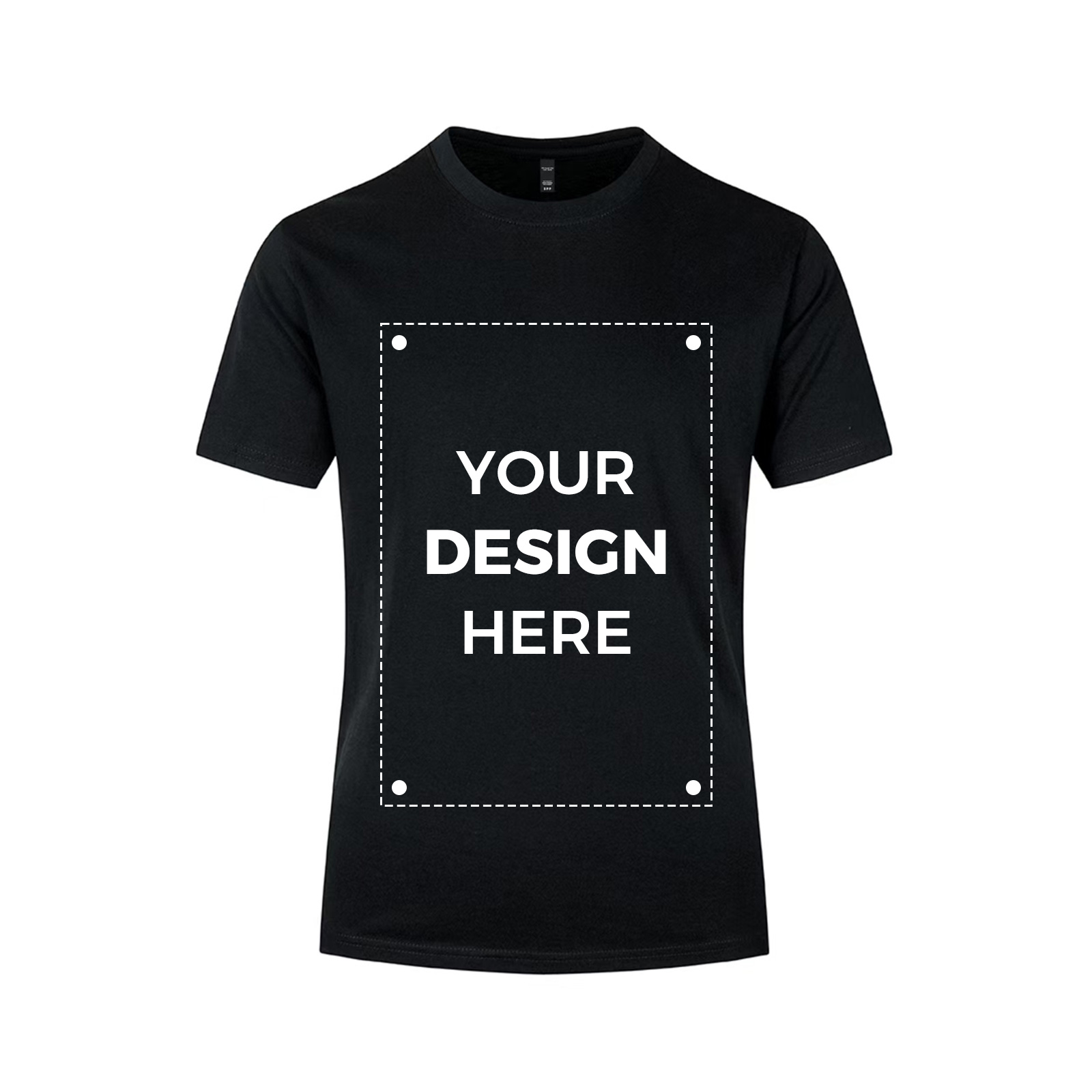 Custom T-Shirts with DTF Effects – Black 5.3 oz Unisex, Glitter, Metallic & Glow