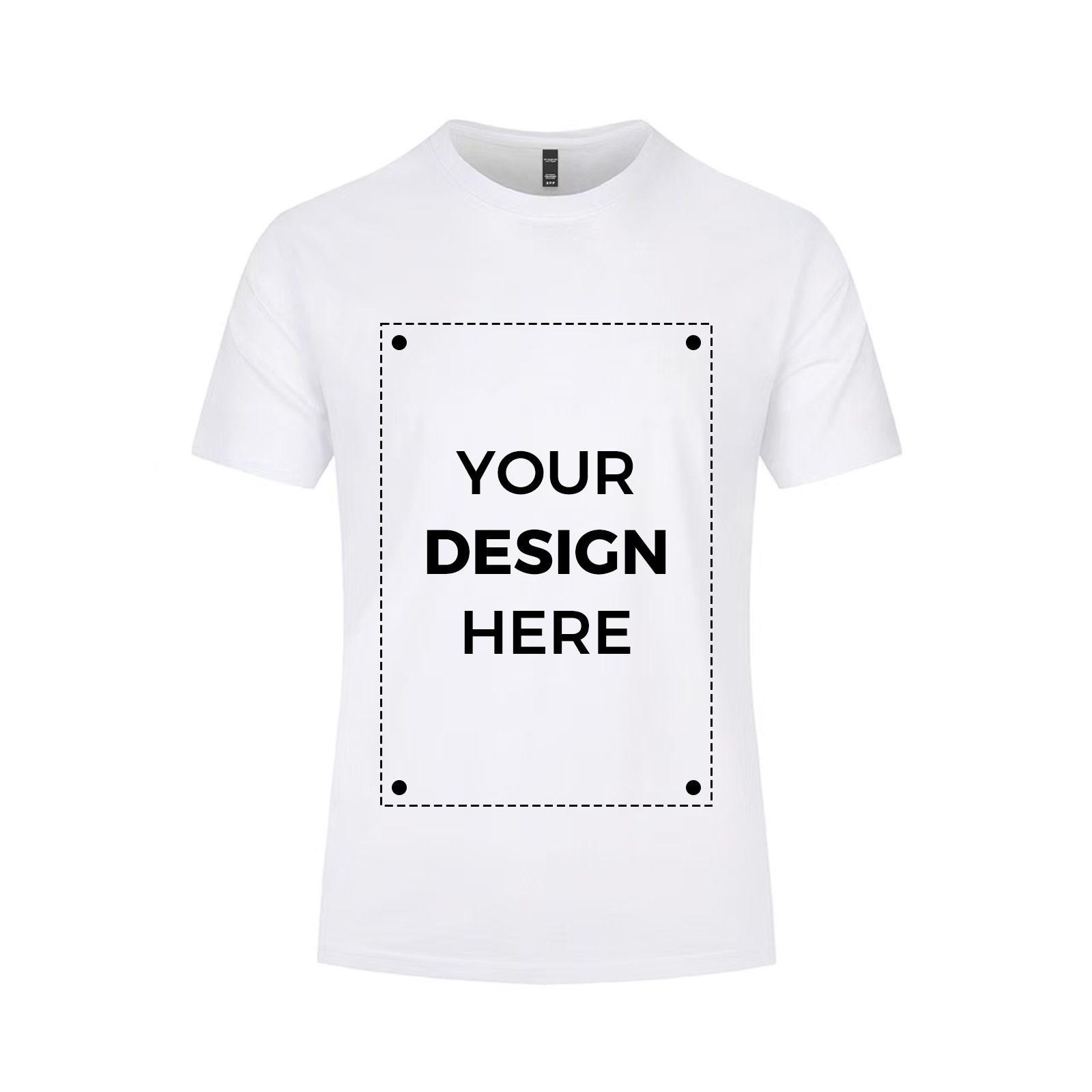 Custom T-Shirts with DTF Effects – White 4.3 oz Unisex, Glitter, Metallic & Glow