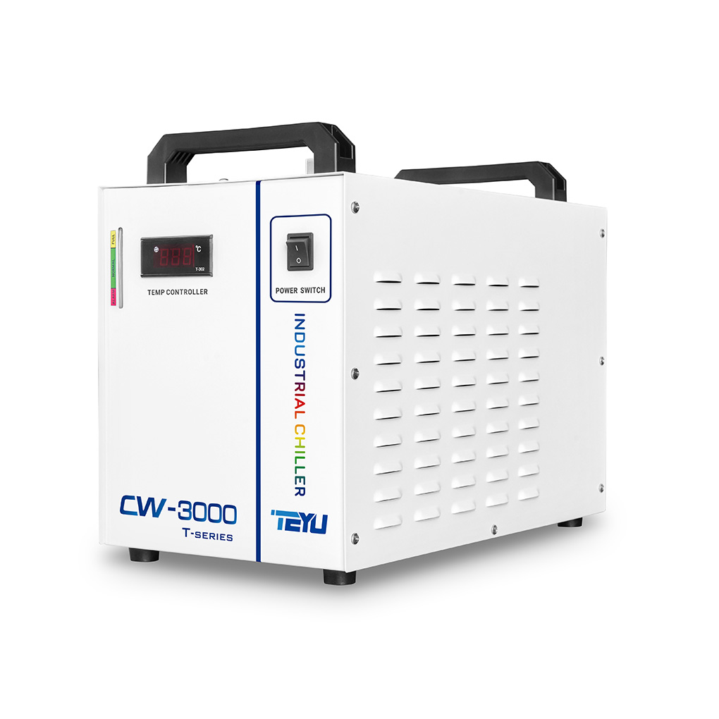 S&A 3000DG Thermolysis Industrial Water Chiller for CO2 Glass Tube of Engraving Machine, AC 1P 110V, 60Hz