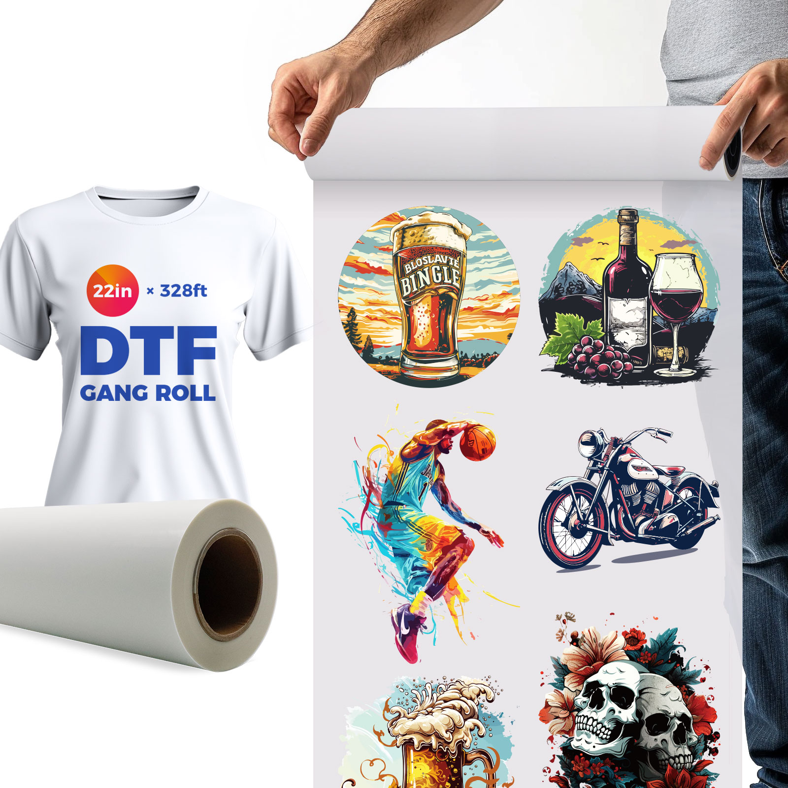 Custom UV DTF Gang Sheet – Upload Your Design