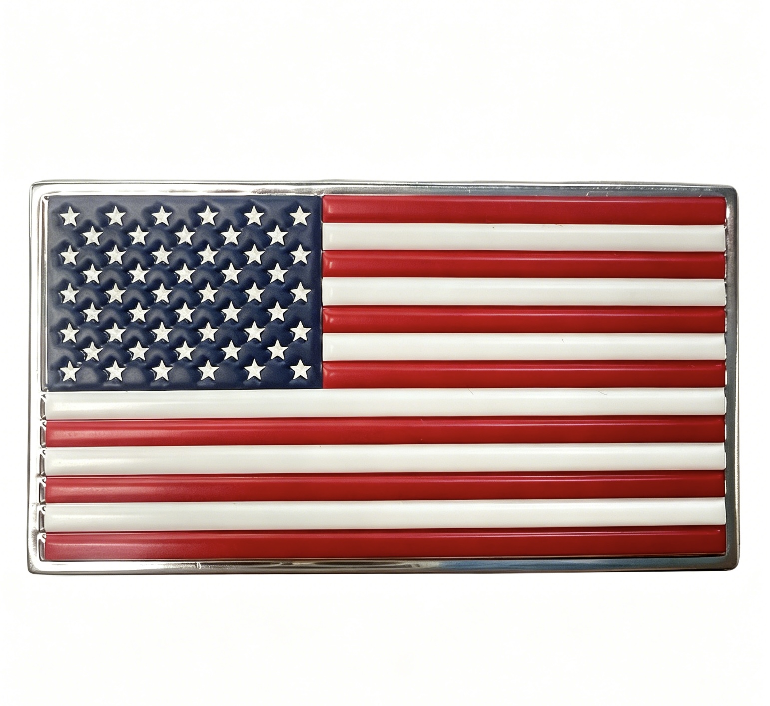 Custom 3D Metallic TPU Patch with HF Embossed & Screen Printed