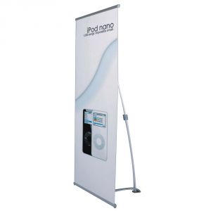 35.4" x 82.7" Iron Base L Banner