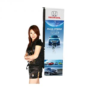 Mochila L Banner Stand Con Grafico Impreso 15.7"W x 49.2"H ( 40 x 125cm )