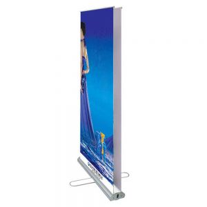 Banner Roll Up Alta Calidad Doble Vista con Grafico (33"W x 79"H)