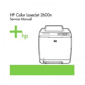 Manual de Servicio en Inglés HP LaserJet  2600n