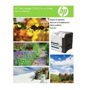 Manual de Servicio en Inglés HP Color LaserJet CP3525