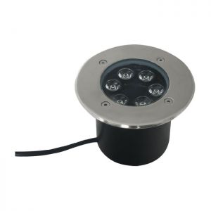 Lampara LED Subterranea 6X1W RGB