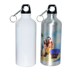 Botella de Aluminio Deportiva para Impresión por Sublimacion 500ml Dia 2.83"