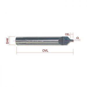 Broca de un Filo para CNC Alta Precision para Carcazas de Celular