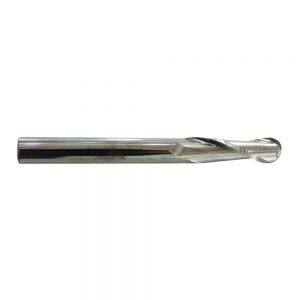 Two Sprial Flute Ball CNC Router Bits Endmill, Shrank 3.175mm