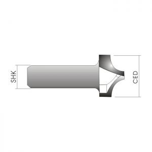 Broca para CNC Ogee NRD.