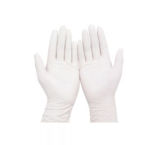 10pcs Disposable Latex Protective Gloves, L